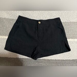 O’Neill S Chic Black High Waist Women's Cute Short Shorts With Pockets